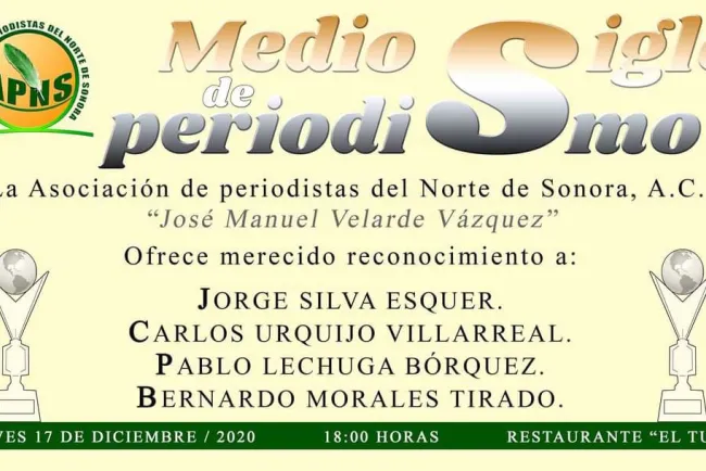 Reconocimiento por “Medio Siglo de periodismo”