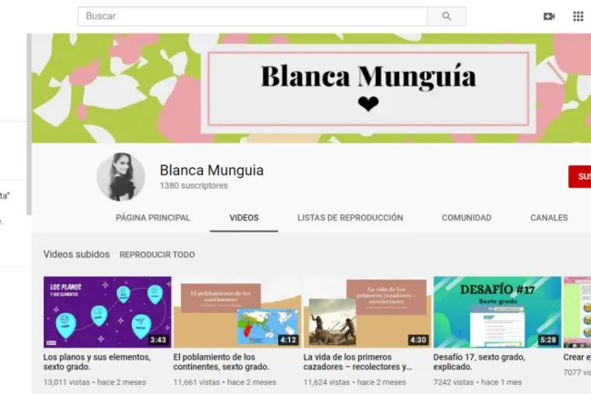 <b>Crea
maestra sonorense 

</b><b>exitoso canal de videos de matemáticas</b>
