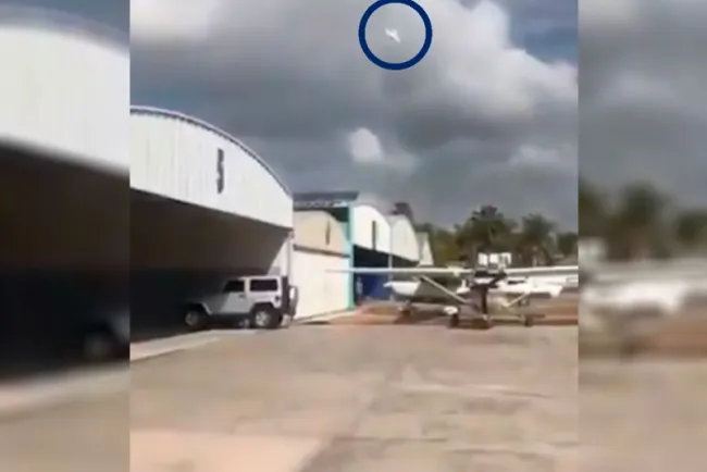 Así se desplomó avioneta de nieto del 'Señor de los Cielos'