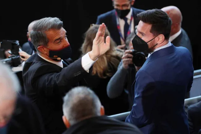 Laporta le habla claro a Messi: un proyecto ganador