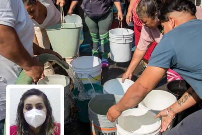 Crecen problemas por falta de agua