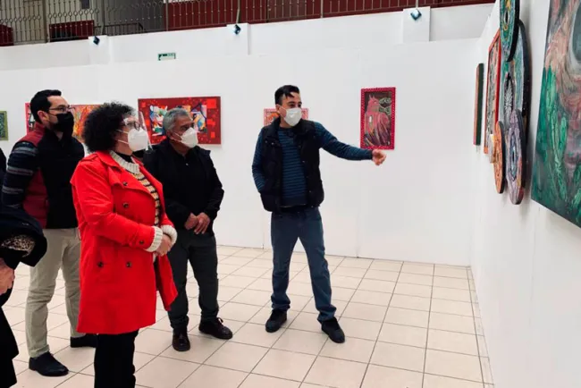 Mantienen exposición de artes plásticas de nogalense