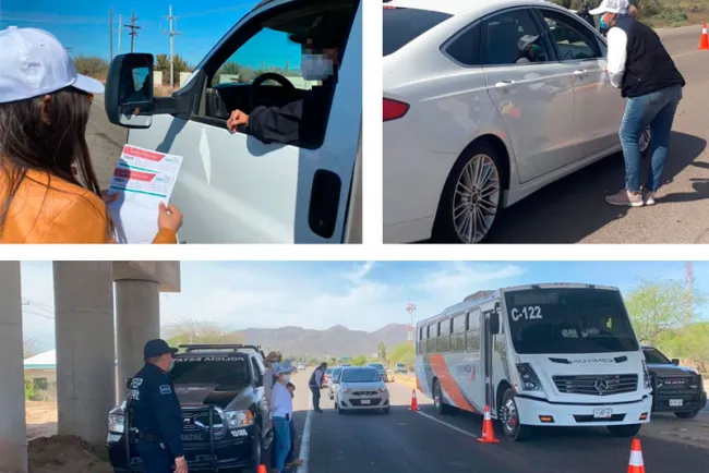 Filtros sanitarios contra COVID-19 continuarán hasta el 11 de abril: Salud Sonora