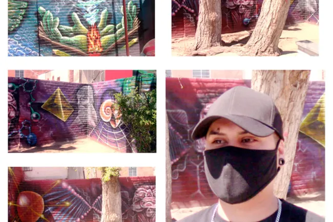 Pinta mural sobre la educación