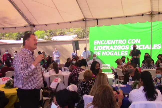 Refrenda ‘Borrego’ Gándara compromiso con nogalenses