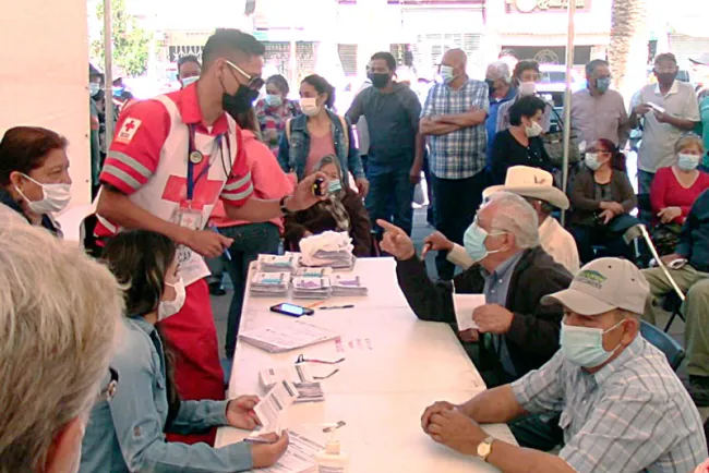 Aplican segunda dosis contra covid