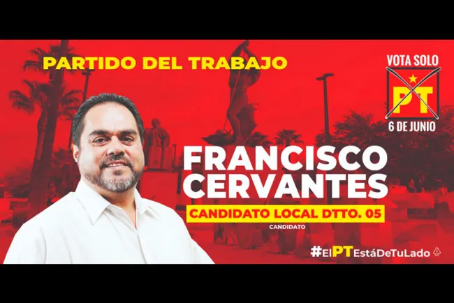 Buscan Lety Calderón y Francisco Cervantes el voto de los nogalenses