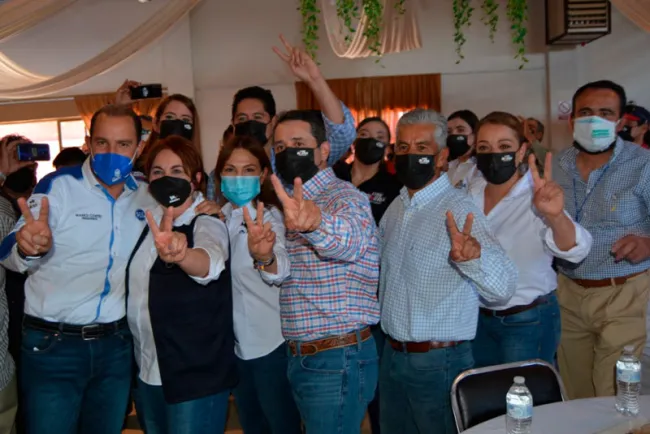 Reciben Amparano y Celina Noriega respaldo nacional