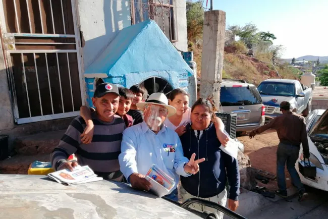 Recorre ‘El Bigotes’ colonias de Nogales