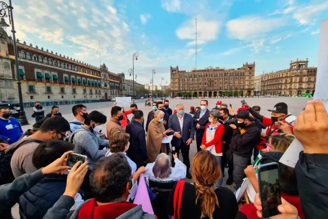 Recibe Segob a madres que buscan a sus hijas e hijos desaparecidos