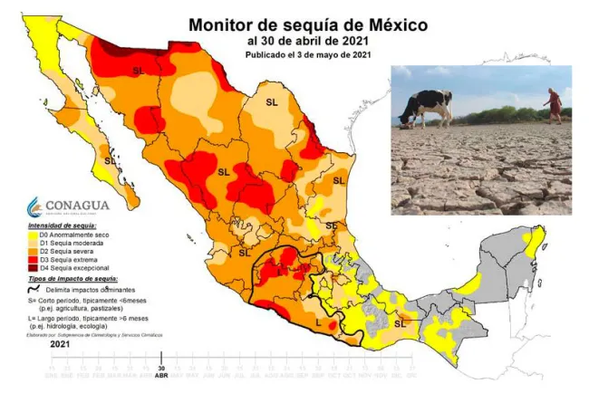 Avanza sequía con rapidez en municipios de Sonora