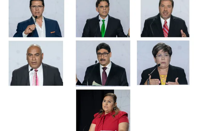 Debaten aspirantes a alcaldía