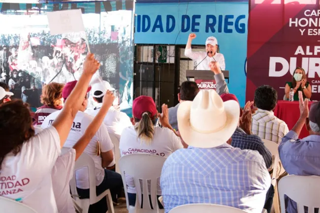 Llevará Durazo salud y agua potable a región Fuerte-Mayo