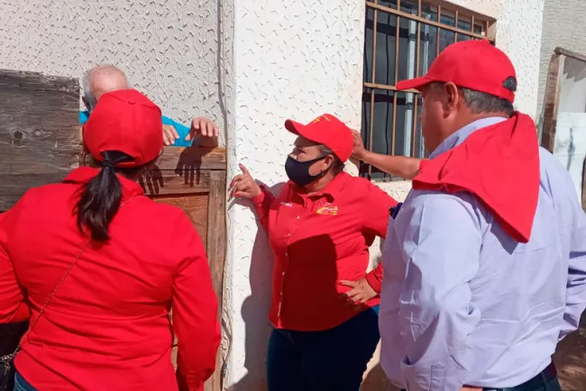 Brindan su apoyo a Leticia Calderón vecinos de La Mesa