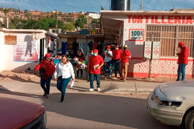 Recorre Calderón colonia Colosio
