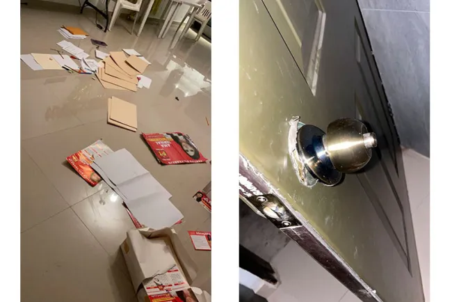 Denuncia Ana Bernal daños y robo en oficina de campaña