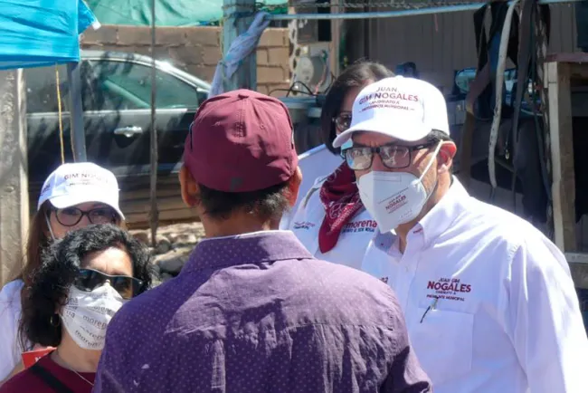 Apoyan tiangueros a Juan Gim Nogales