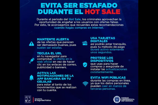 Advierte SSP por estafas al comprar durante el Hot Sale
