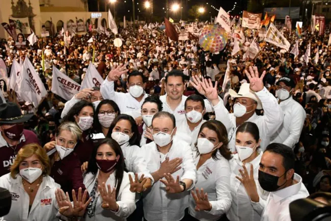 Participa Ana Bernal en cierre de campaña de Alfonso Durazo