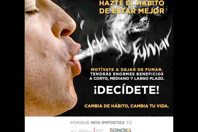 El 17% de los sonorenses fuma tabaco: Salud Sonora
