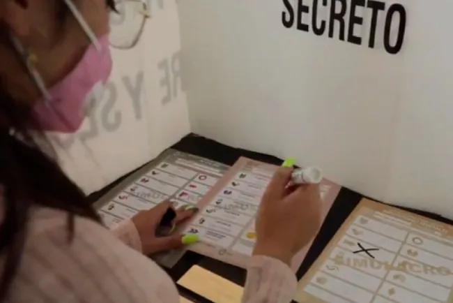 Instruyen como deben marcar boleta electoral