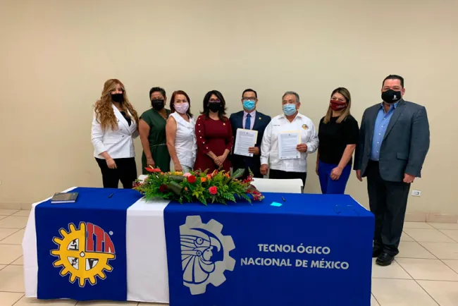 Firman Contadores convenio con el ITN