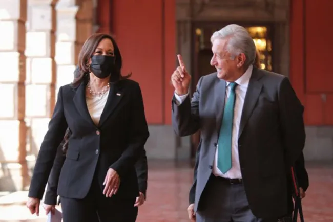 López Obrador pidió a Kamala Harris ‘ya no hablar del Plan Mérida’