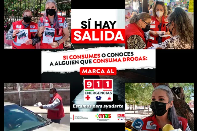 Brinda 9-1-1 Sonora apoyo por adicciones
