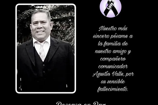 Pierde batalla Agustín Valle