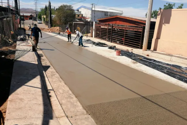 Culminan pavimentación en Lomas de Nogales 2