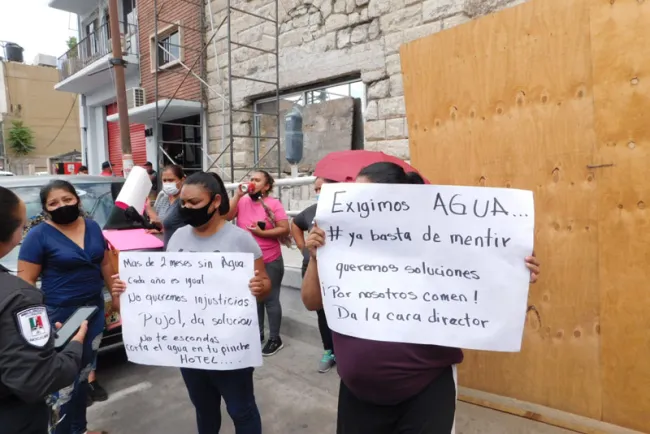 Exigen solución al desabasto de agua