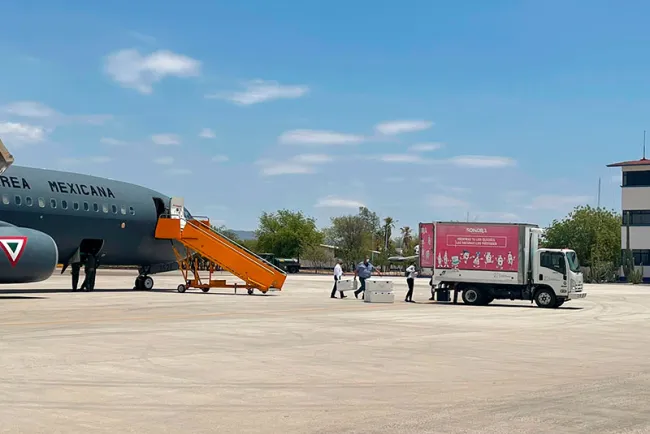 Llegan más vacunas a Sonora