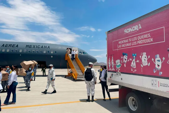 Llega Sonora a más del millón de vacunas recibidas contra COVID-19