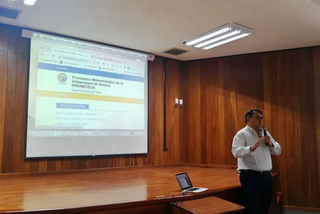 Presenta Unison herramienta de pronóstico meteorológico