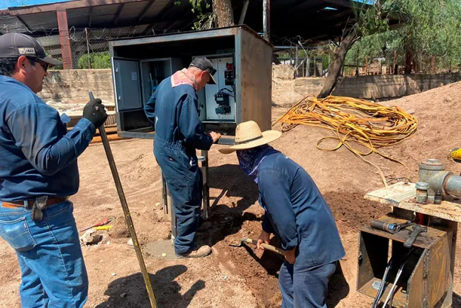 SE DAN ÚLTIMOS AJUSTES A POZO PINSON