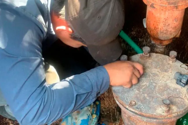 Dañan válvula de acceso en fraccionamiento Lomas del Sol