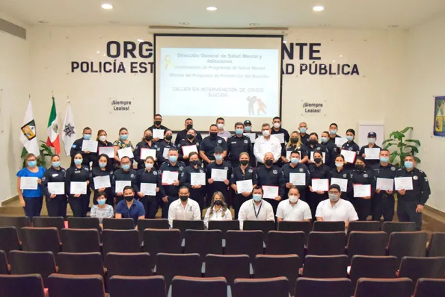 Participa la PESP en taller de intervención en crisis suicida