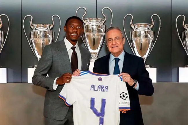 Alaba hereda el ‘4’ de Sergio Ramos