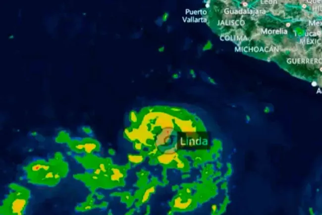 'Linda' ya es huracán en el Océano Pacífico