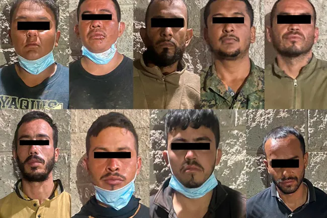 Detenidos con arsenal en Magadalena