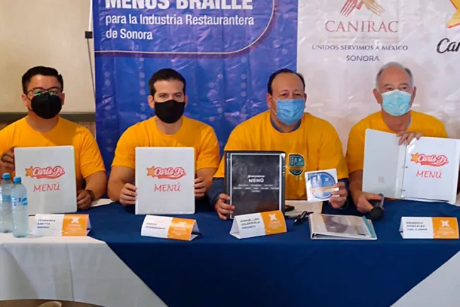 Restaurantes se suman para incluir menú en braille: Canirac