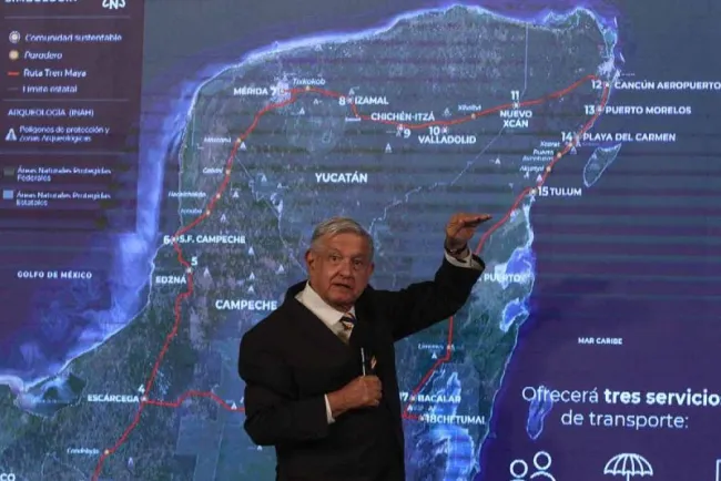 Supervisará López Obrador las obras del Tren Maya