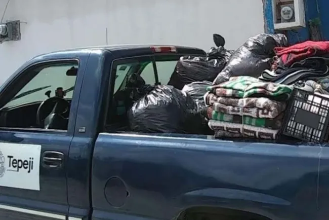 Alertan por falsa camioneta gubernamental que recolecta víveres para damnificados de Hidalgo