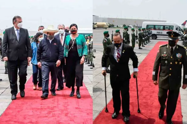 Presidentes de Perú y Guatemala llegan a México para participar en la CELAC