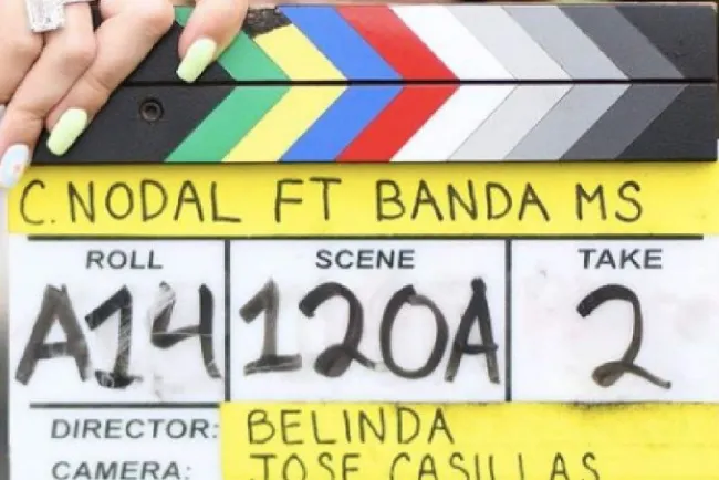 El romántico mensaje de Nodal a Belinda por dirigir video de La Sinvergüenza