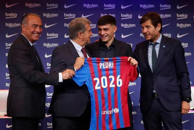 Los mil millones es lo que el Barcelona apuesta por Pedri