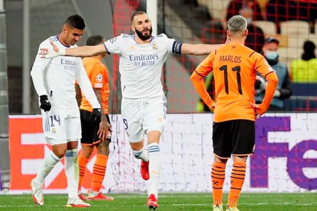 Real Madrid se reivindica en Champions con goleada