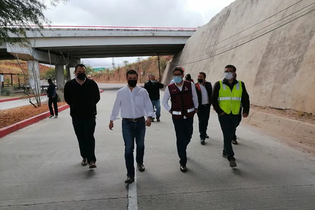 Concluyen rehabilitación de acceso por garita Mariposa