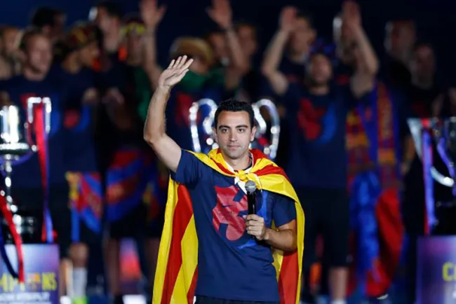 Xavi, favorito entre los candidatos del Barcelona