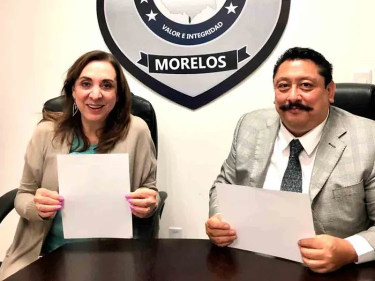 Fiscal de Morelos y Rosi Orozco abordan la trata de personas en la entidad